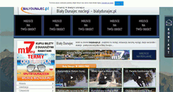 Desktop Screenshot of bialydunajec.pl